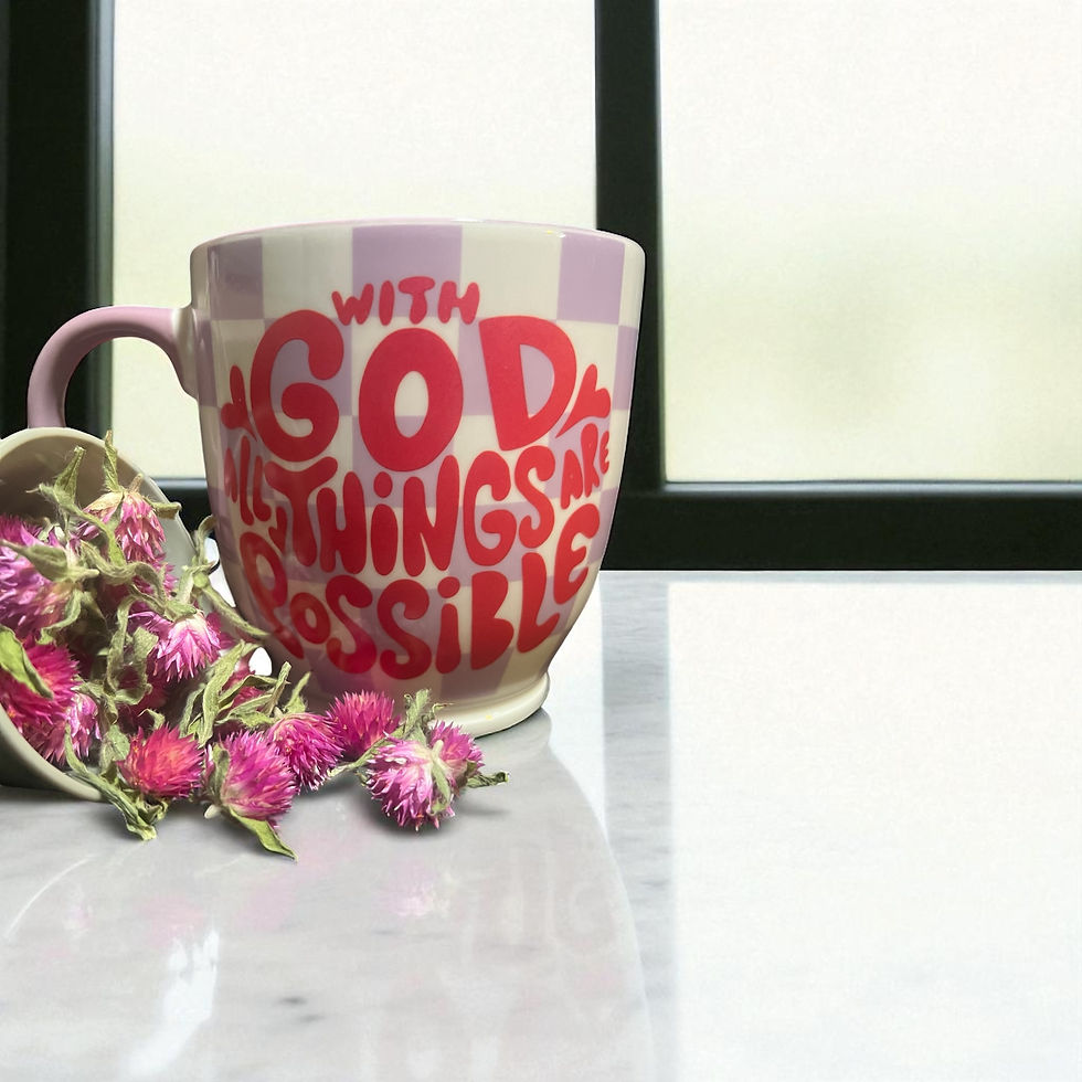 All things are possible mug