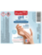 Miniature : 10 Mini-flacons de 100ml - Gel Hydroalcoolique Purity 703 - Sans parfum