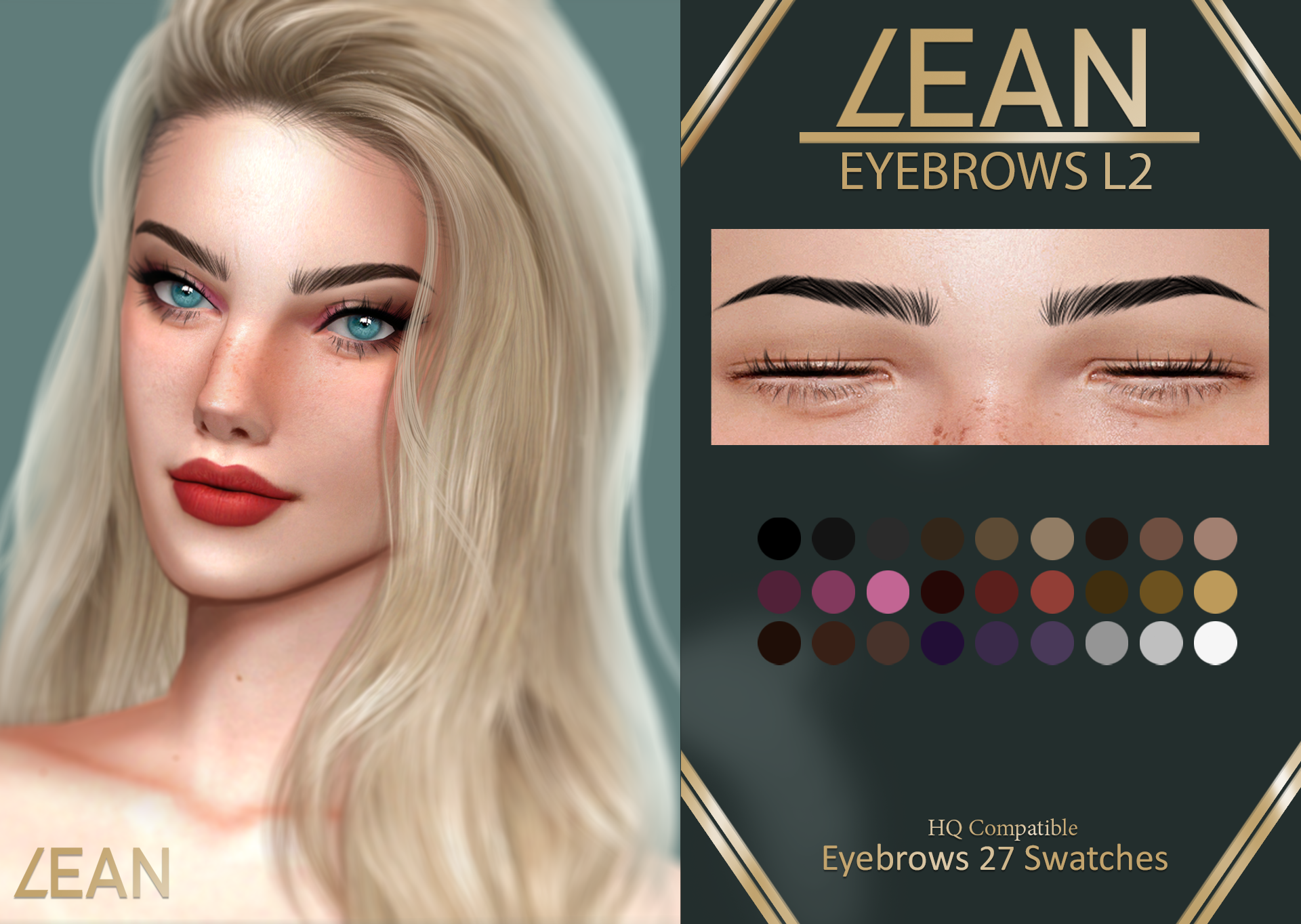 sims 4 cc eyebrows