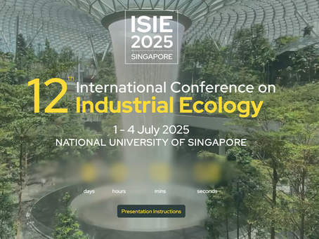 Keynote speaker at 12th International Conference on Industrial Ecology (ISIE2025) “Translating planetary and earth system boundaries for cities and businesses”