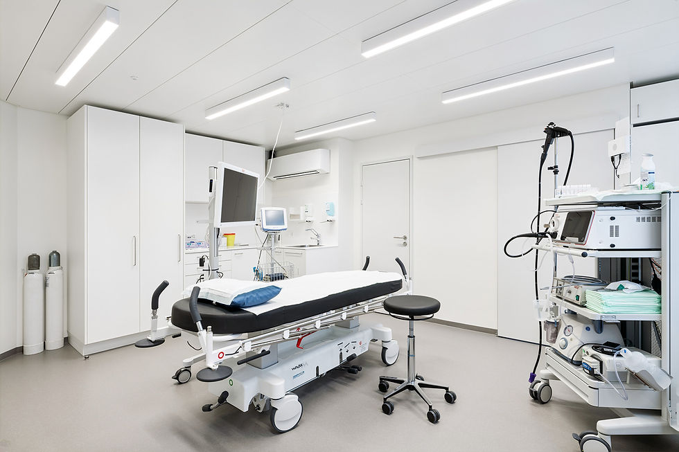 praxisarchitektur Behandlungszimmer Praxis-munoz