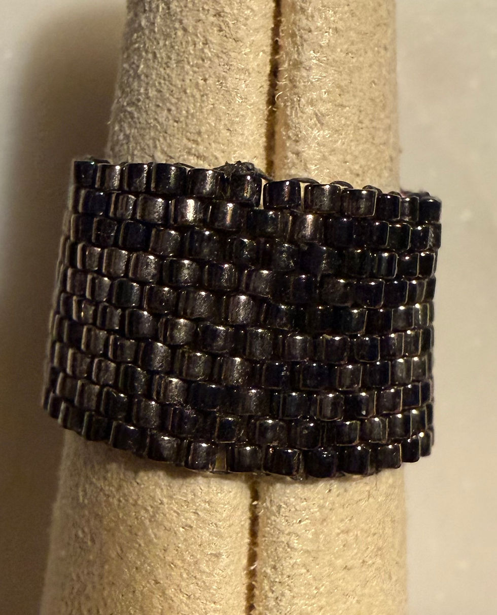 Thumbnail: Crystal Ring in Purples -Size 6 1/2