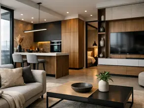 Apartamento sob medida moderno para viver