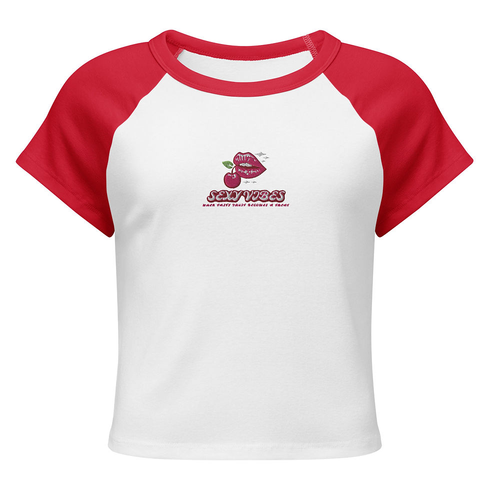 Thumbnail: Women’s micro rib raglan baby tee