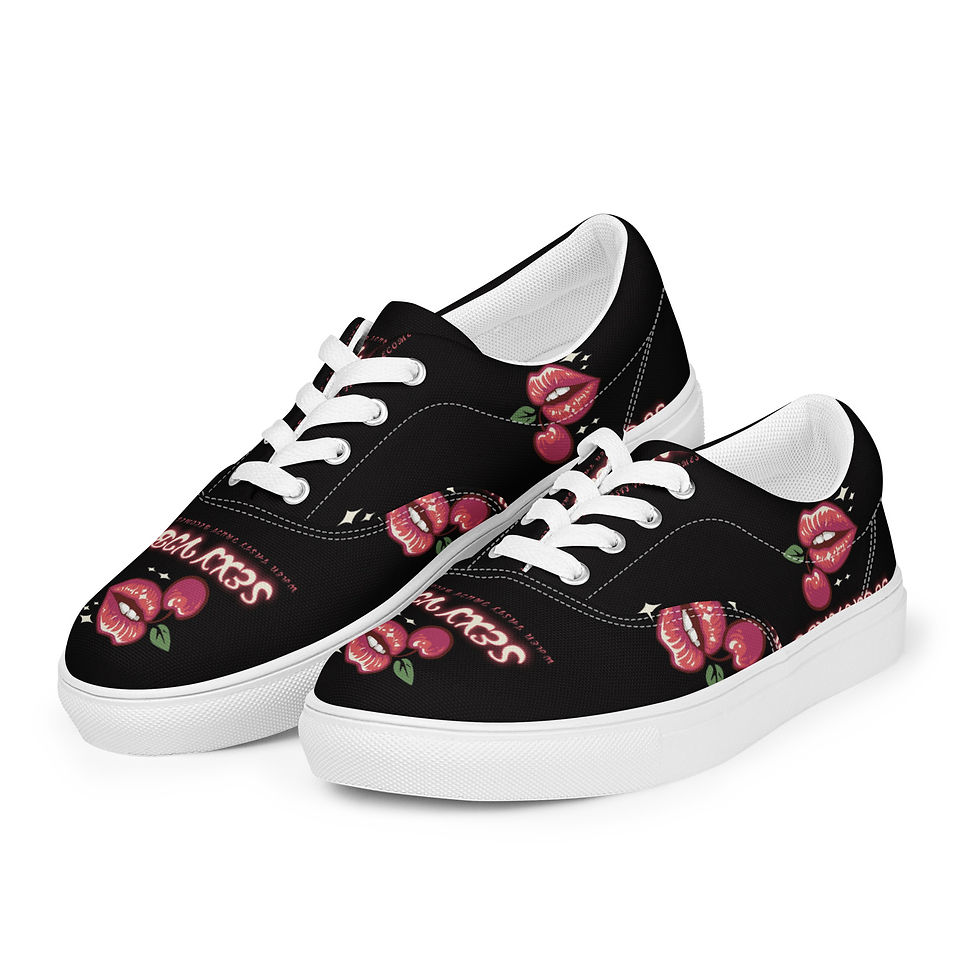 Thumbnail: Women’s lace-up canvas shoes