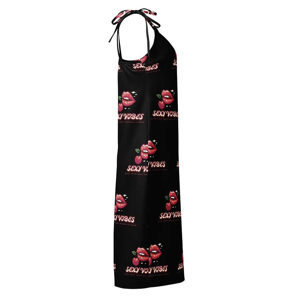 Thumbnail: Tie-strap midi dress