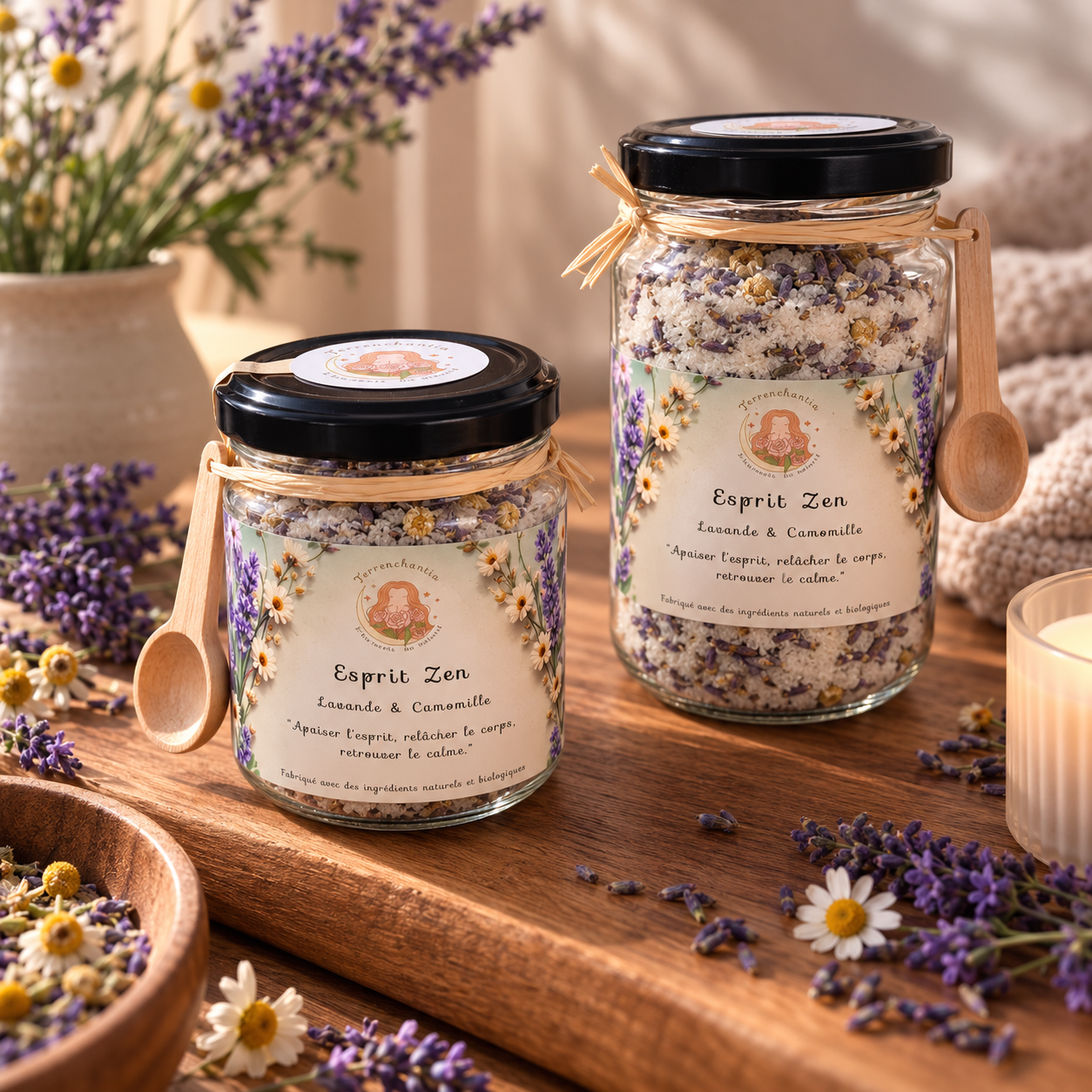 Sel de bain - Esprit Zen – Lavande & Camomille