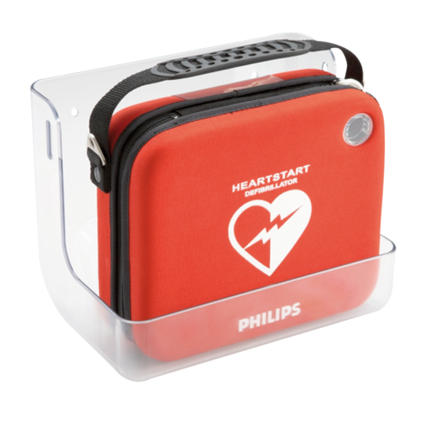 Vägghållare med Philips HS1 i Safe Heart Medical AB webshop