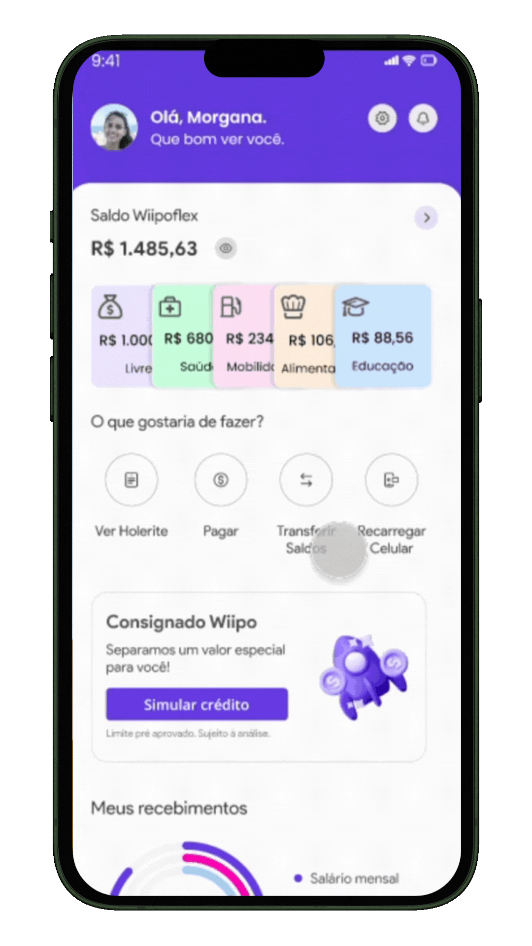 Balance transfer between wallets video