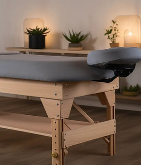 Table massage pour prestation massage femme enceinte à lamballe