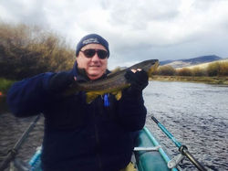 John Riggs with a decent Brown on a cold fall day!