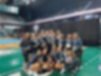 The 2021-2022 Competitive Cheer Team after placing 4th in the National Tournament in Ypsilanti, Michigan, as a second year competitive program. 