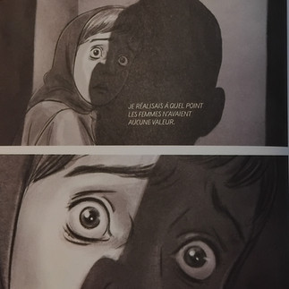 extrait de la bd ces lignes qui tracent mon corps