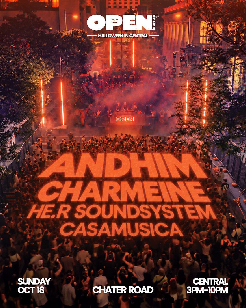 OPEN by HE.R Returns to Chater Road For an Epic Halloween Masquerade in Central, Hong Kong