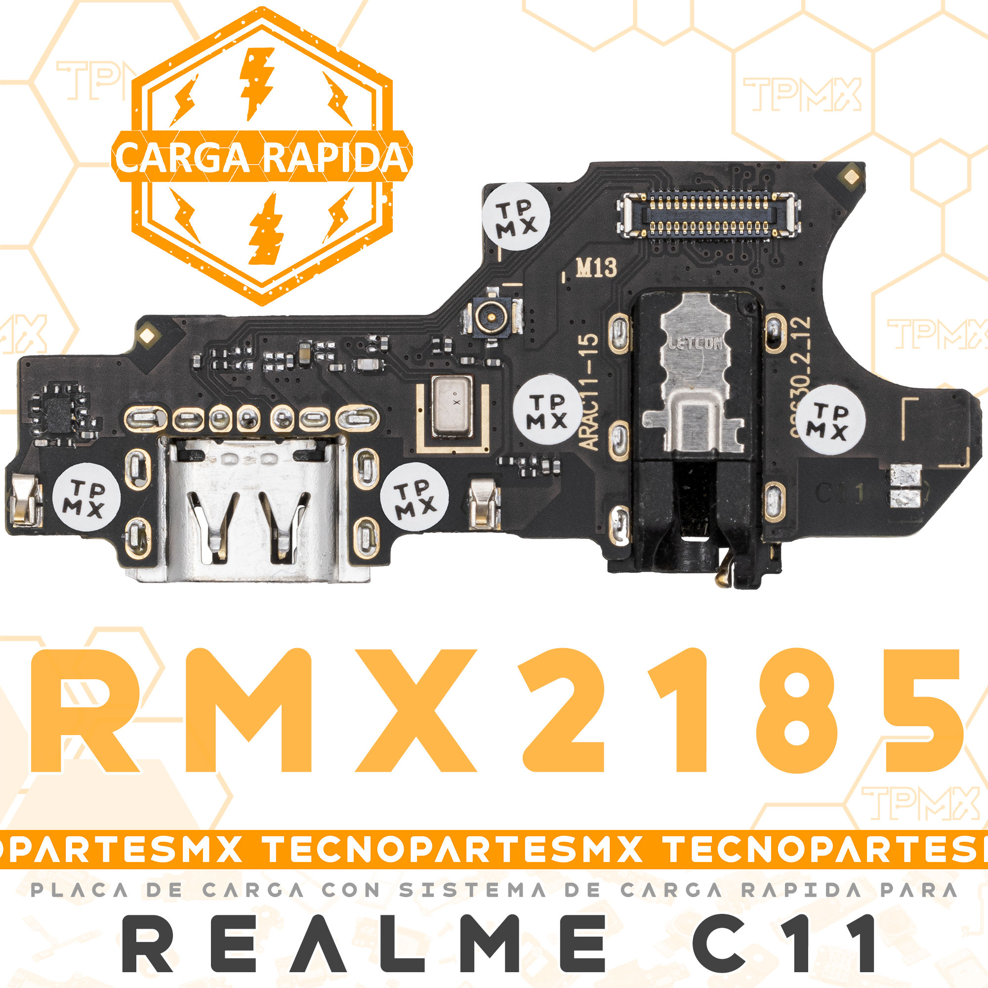 Placa Tablilla Centro De Carga Para Realme C11 Carga Rapida