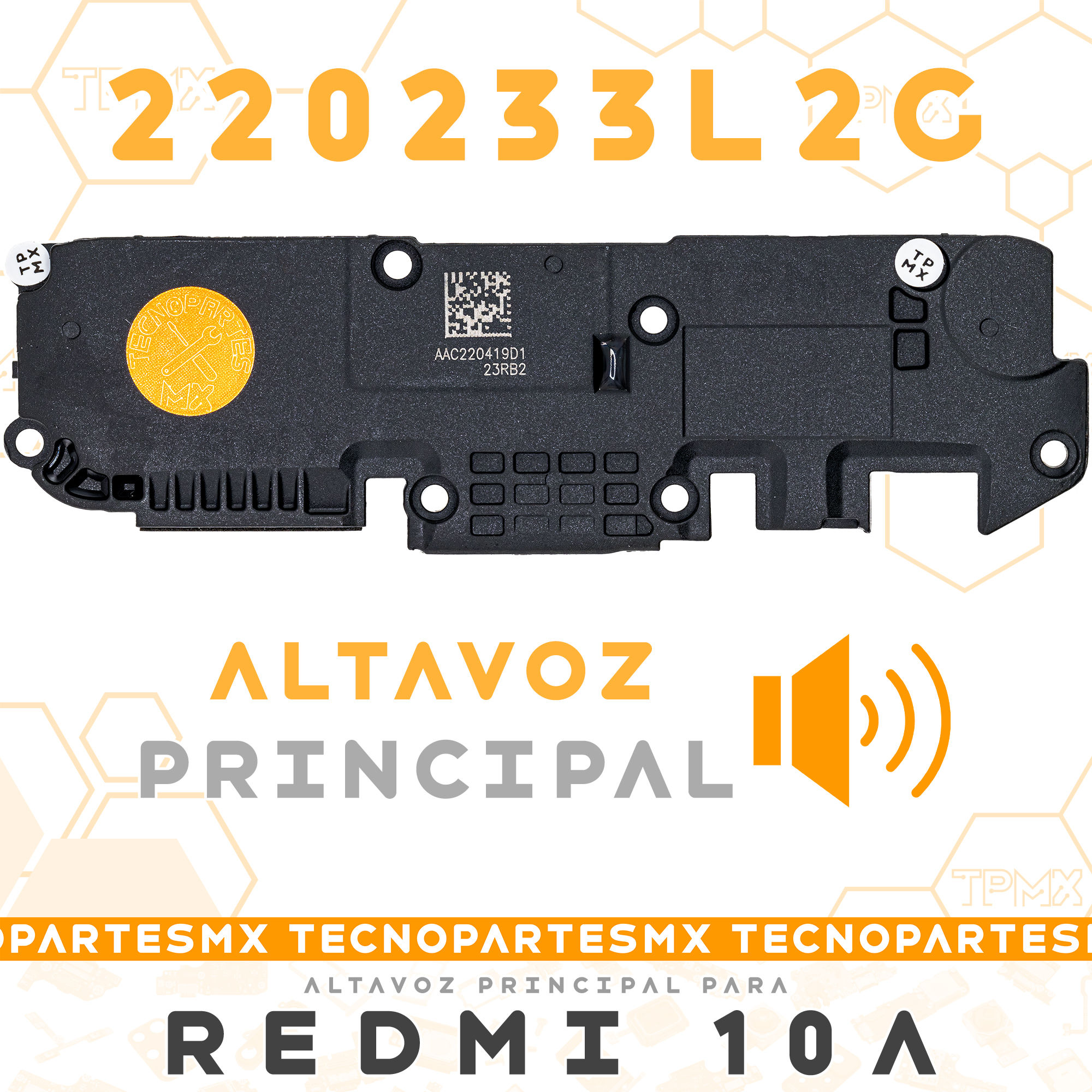 Altavoz Bocina Principal Para Xiaomi Redmi 10A 220233L2G