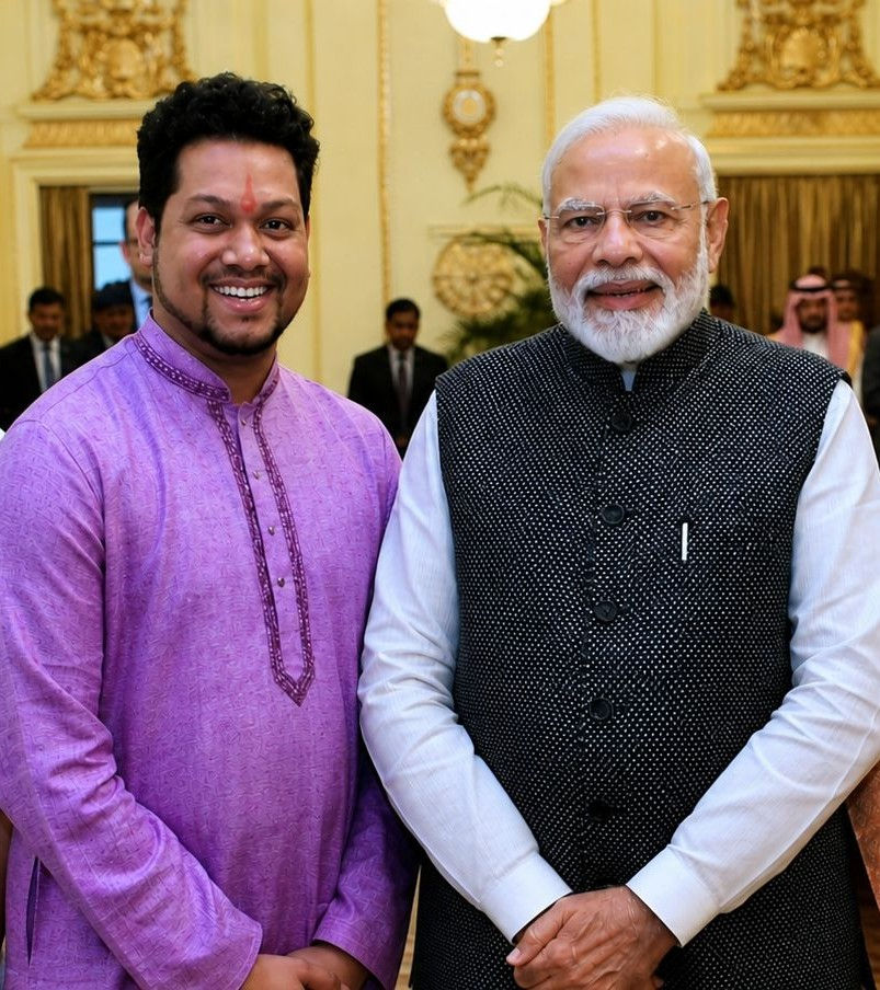 Nish with PM Modi