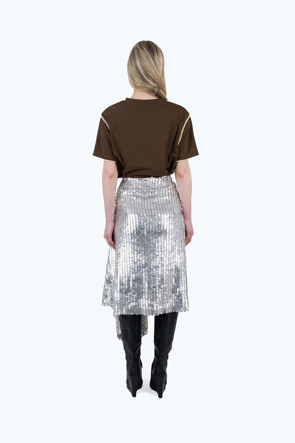 Thumbnail: Draped Skirt With Front Opening