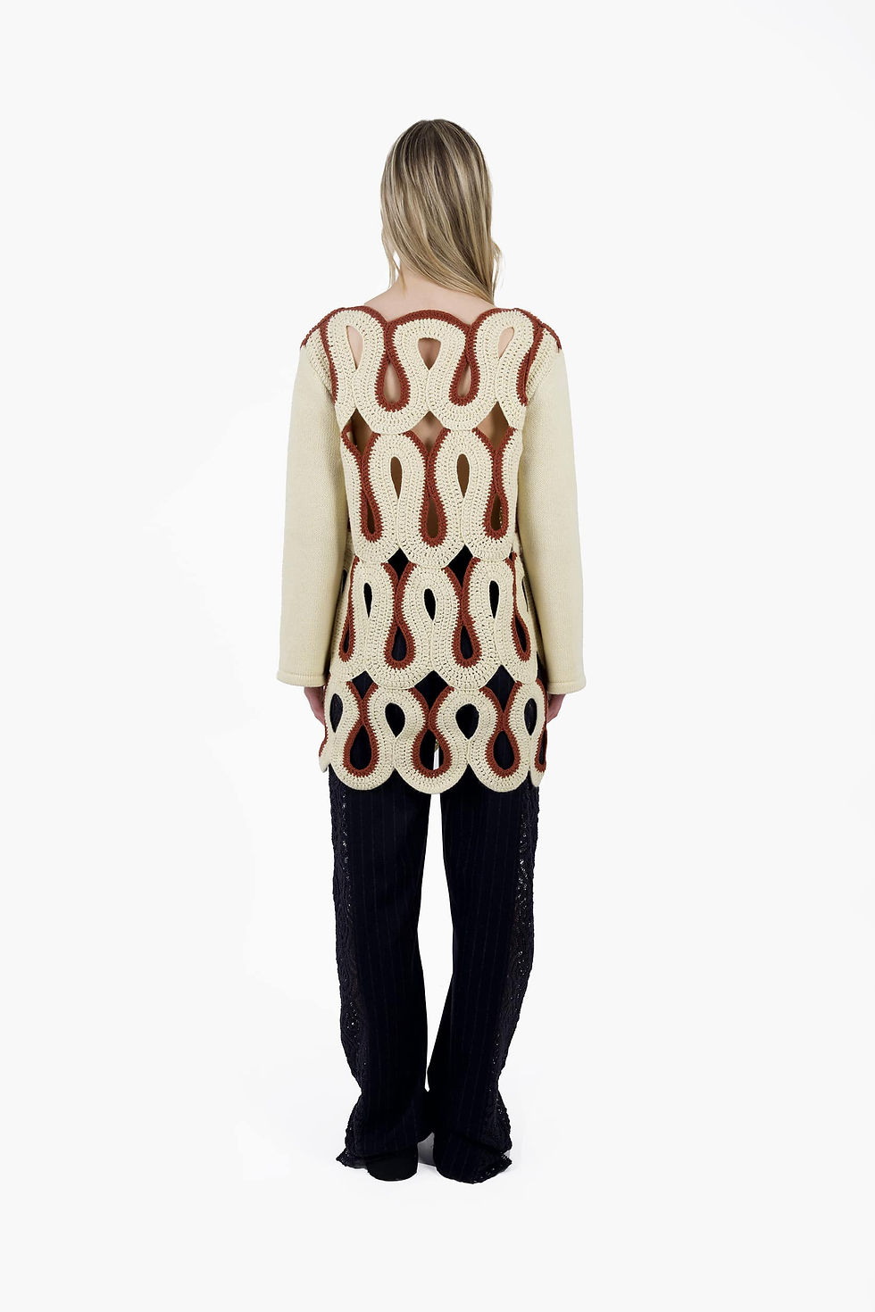 Thumbnail: Hand Crocheted Top With Buckles