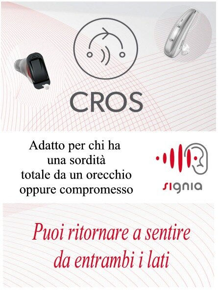 Signia Cros apparecchio acustico per l'udito