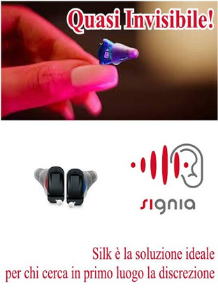 Signia Silk Apparecchio Acustico Invisibile