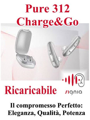 Signia Apparecchi Acustici Pure 312 Ricaricabile