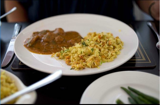 Arranged Food and Objects