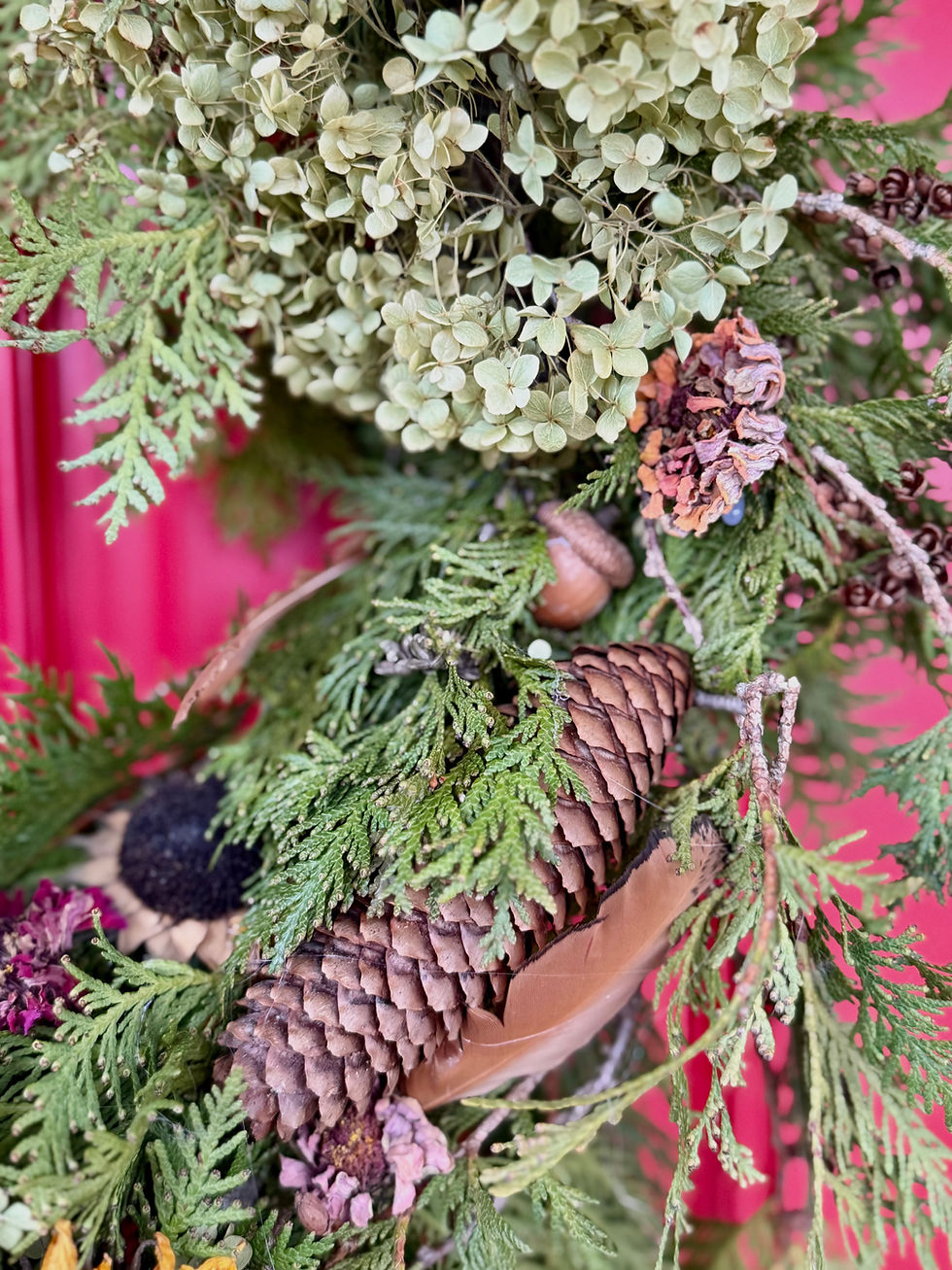 Thumbnail: Spring Farm Floral Wreath