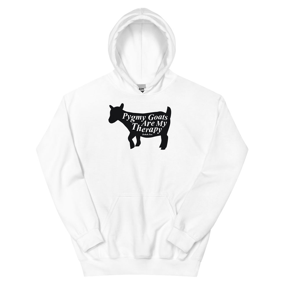 Thumbnail: Pygmy Goats Are My Therapy Unisex Hoodie