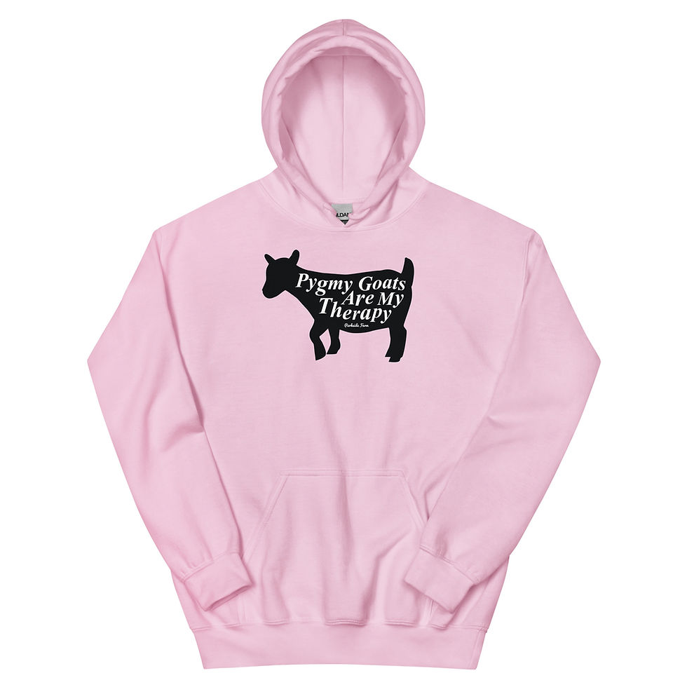 Thumbnail: Pygmy Goats Are My Therapy Unisex Hoodie