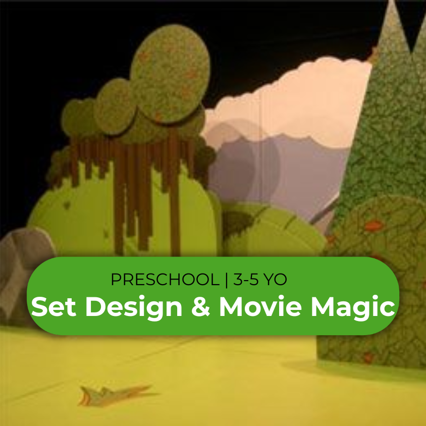 JULY 20-24 | PRE-K SET DESIGN & MOVIE MAGIC