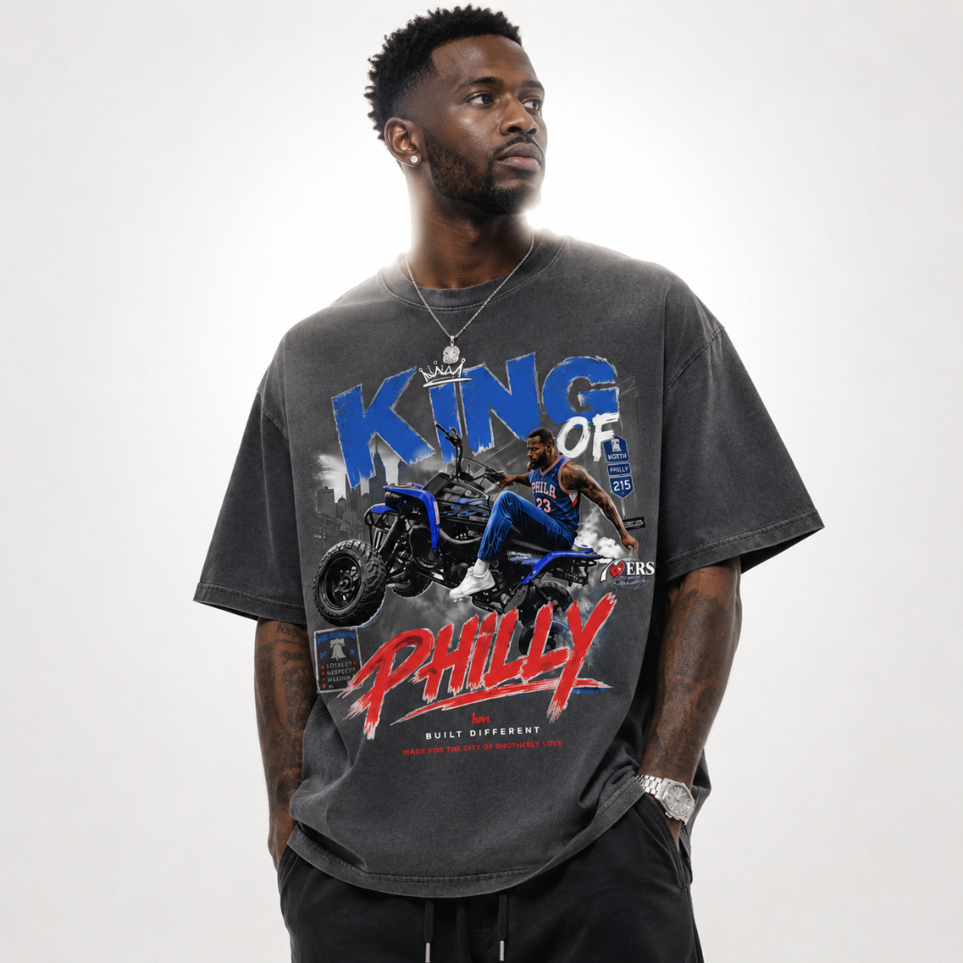 KING OF PHILLY TEE - GREY