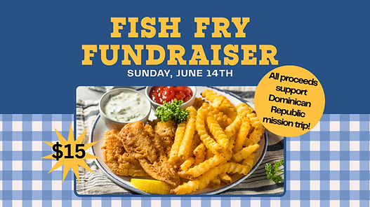 National Fish and Chips Day Flyer in Blue Yellow White Style (16 x 9 in)(1).png