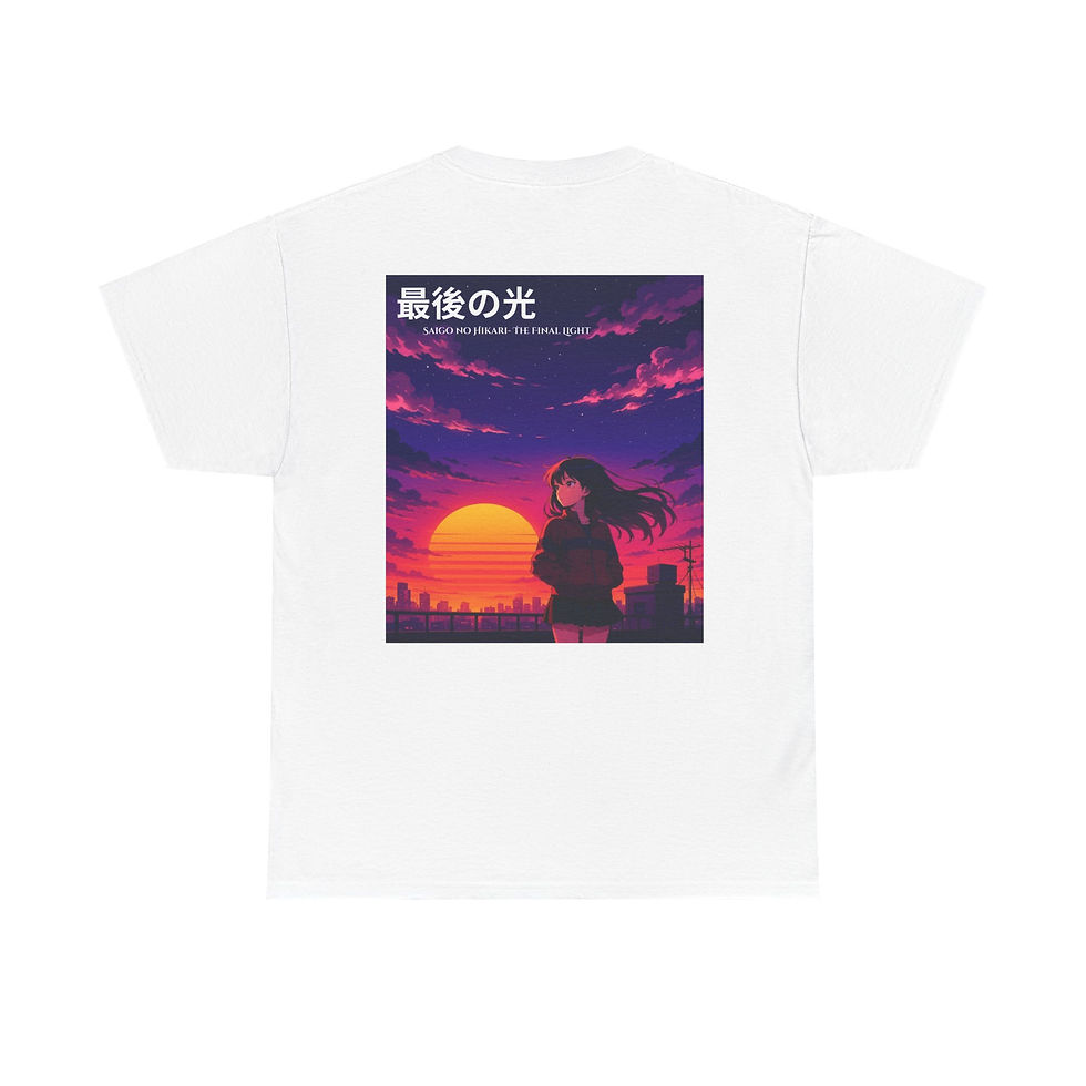 Thumbnail: Anime "The Final Light" Tee —  Lonely Girl Graphic Anime T-Shirt