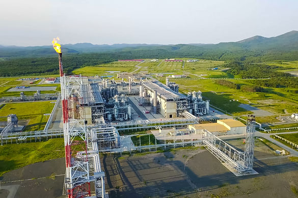 A liquefied natural gas plant and a terminal for its transportation..jpg