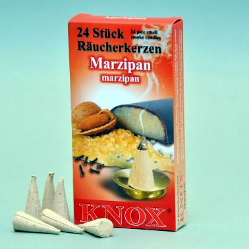 #013-330 - Famous KNOX Brand "Marzipan" Incense Cones - Box of 24