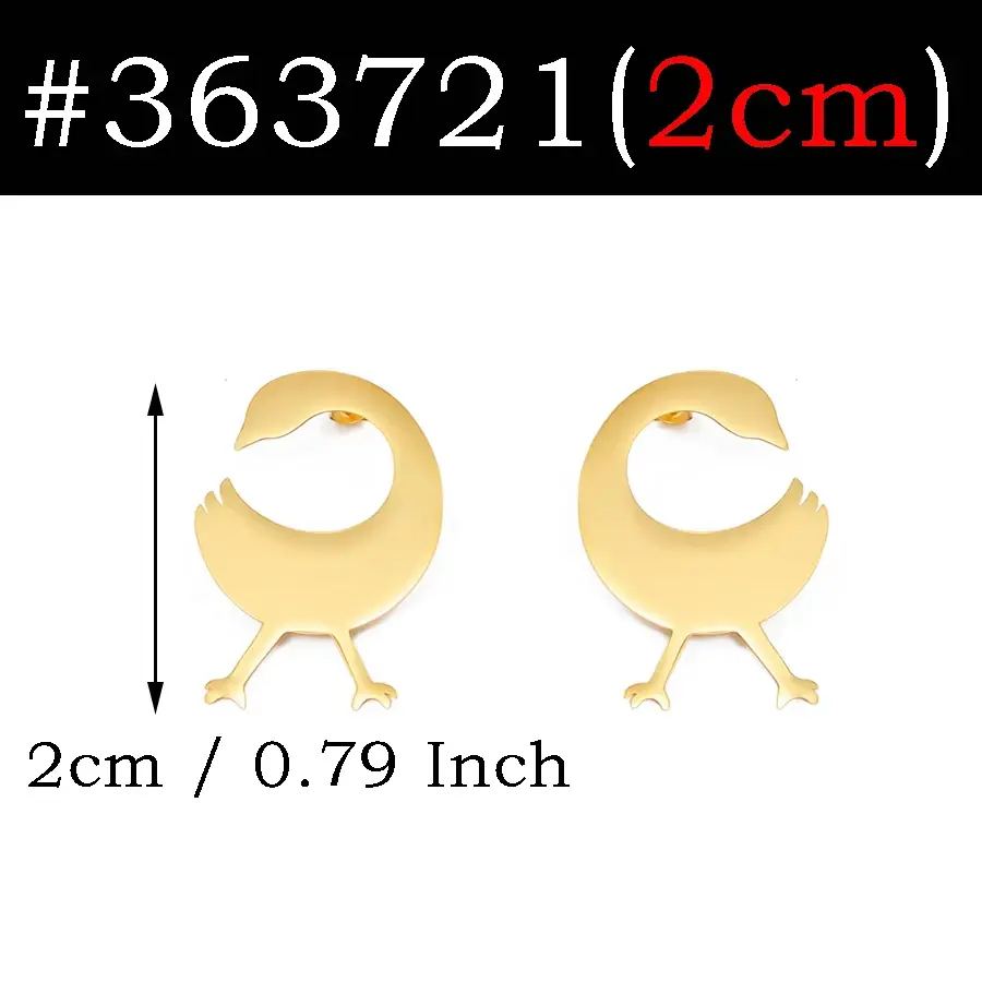Thumbnail: Sankofa Bird African Ancient Cultural Symbol Earrings