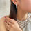 Thumbnail: Pave Floral Cluster Dangle