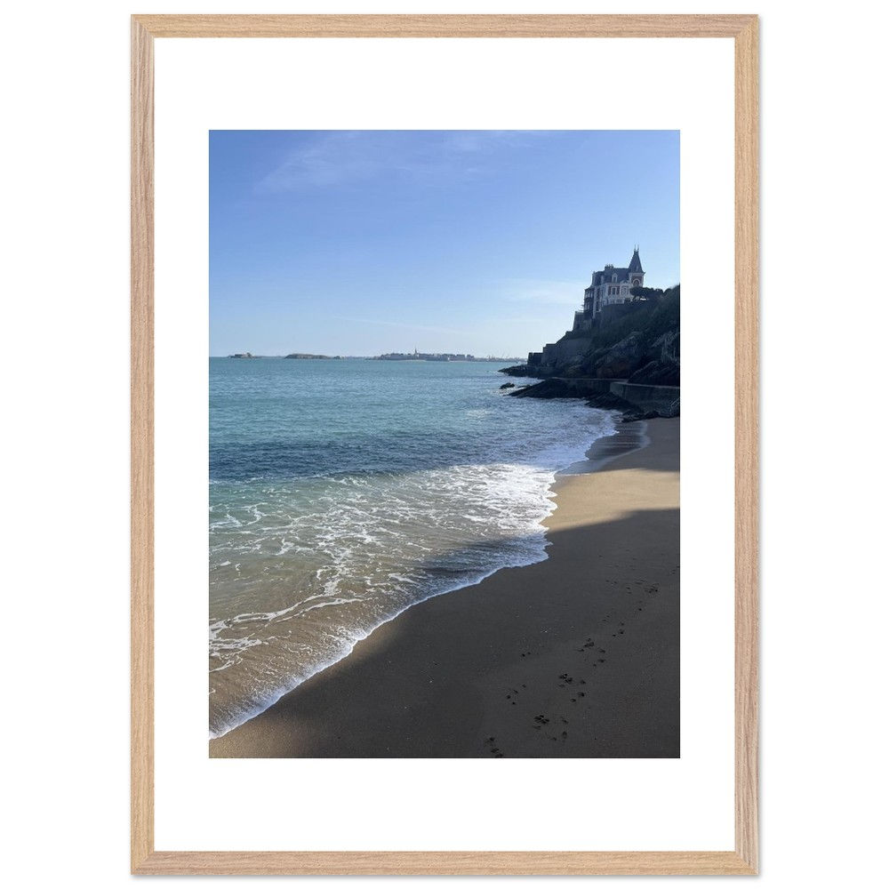 Poster premium encadré en bois en papier semi-brillant premium 50x70 cm / 20x28