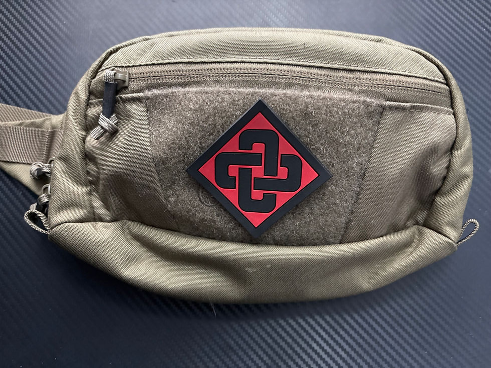 Raven’s Rock pvc velcro patch on waist pack