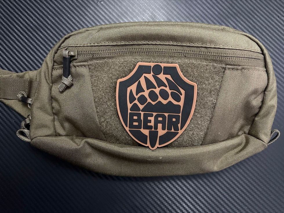 Thumbnail: BEAR PVC Velcro Patch