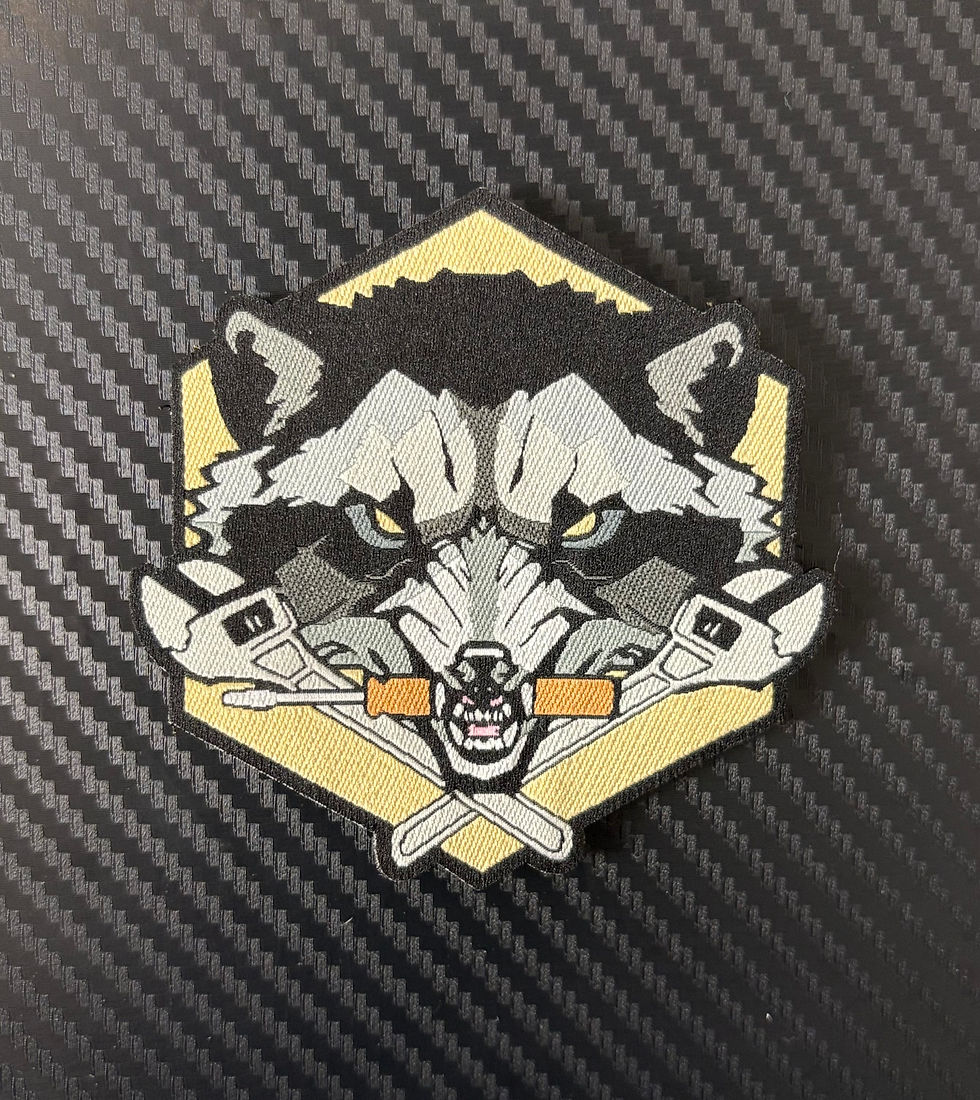 Ghost recon breakpoint engineer patch on carbon fibre background