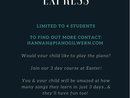 PIANO EXPRESS EASTER COURSE