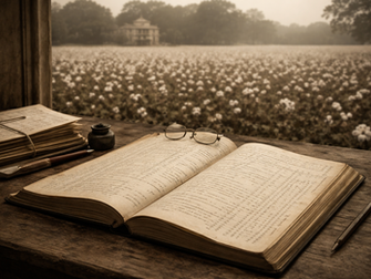 Reconstruction era records and cotton fields