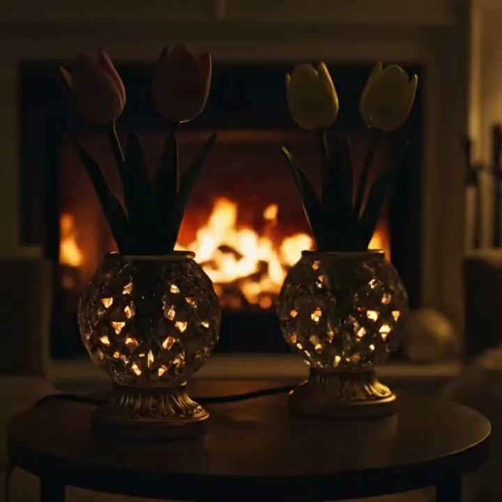 Thumbnail: LED Flower Lamp, Gift for Her, Mother