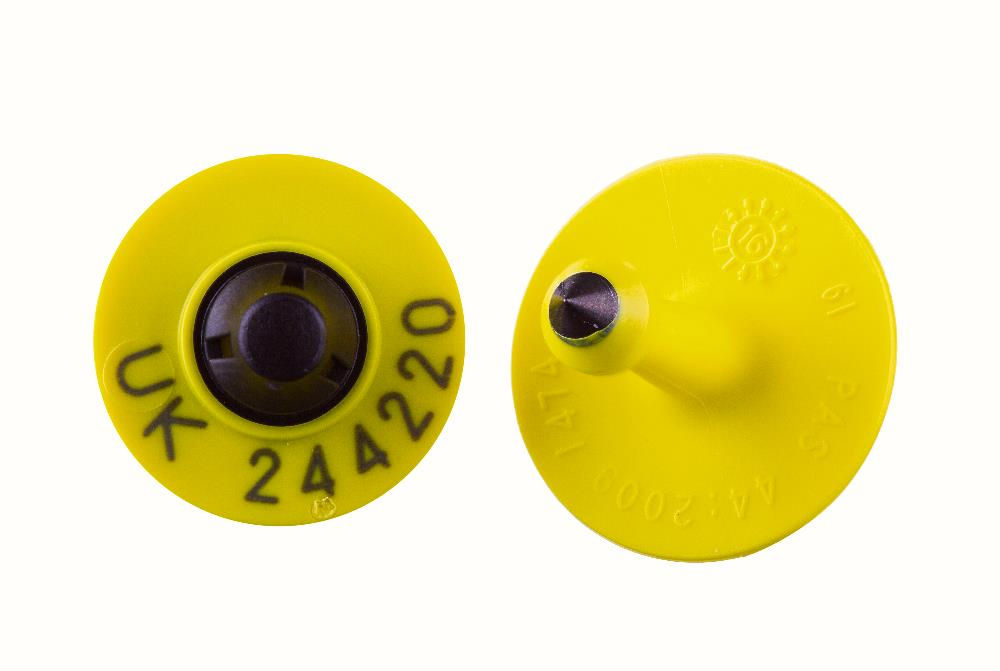 10x Allflex Mini FDX EID Button - Slaughter Sheep Tags