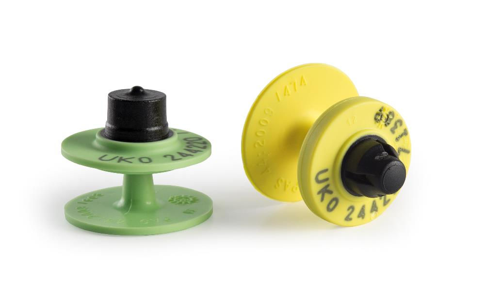 10x Allflex Mini FDX EID Button - Double Sheep Tags