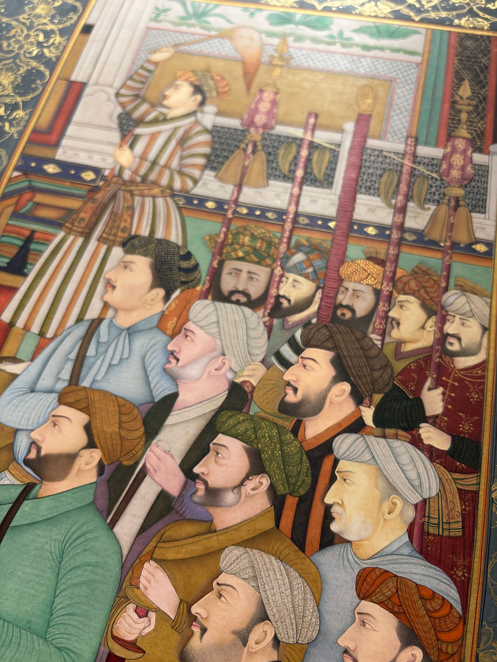 Contemporary Indian miniature paintings