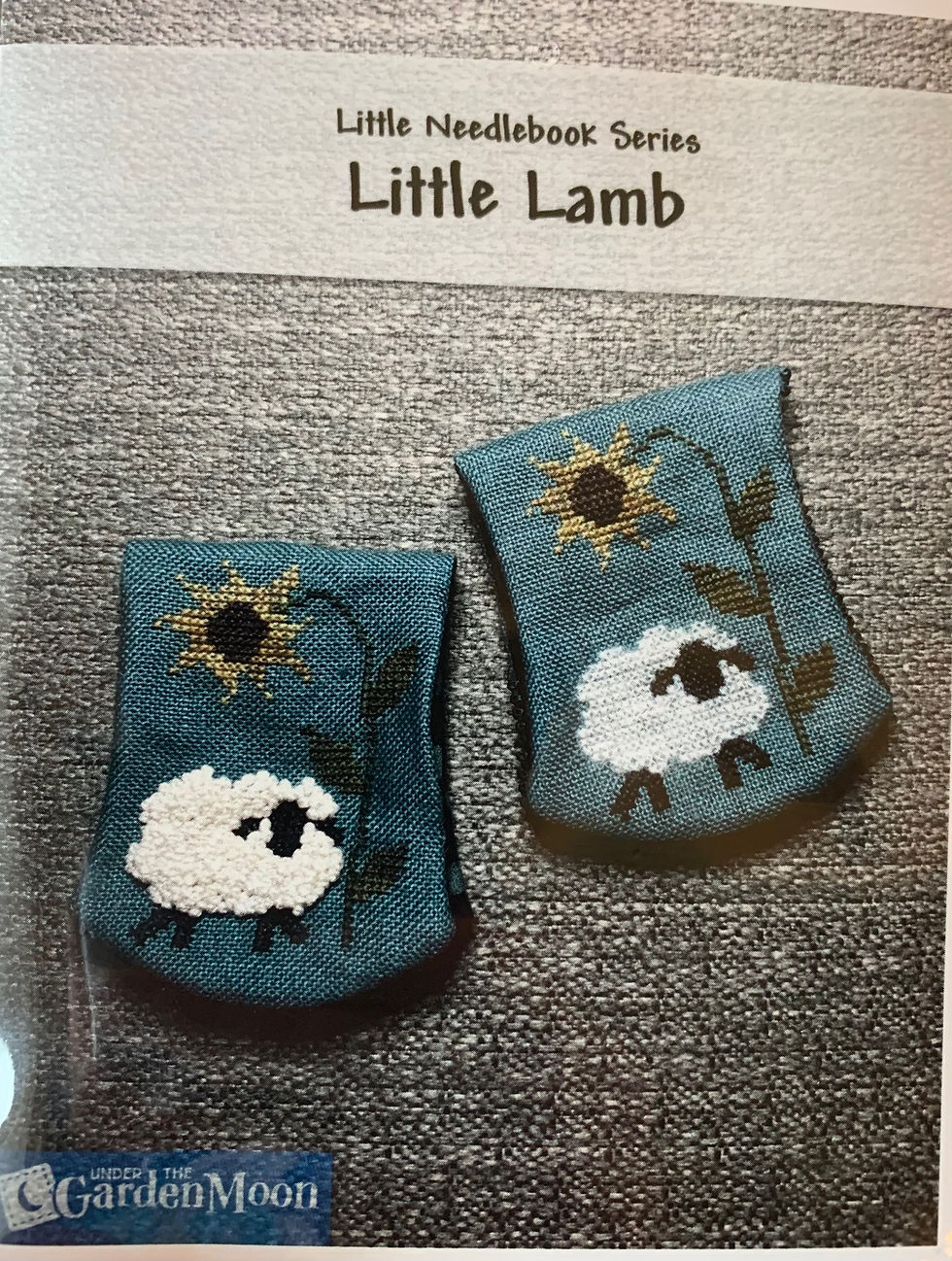 LITTLE LAMB Under The Garden Moon Market Pattern Only