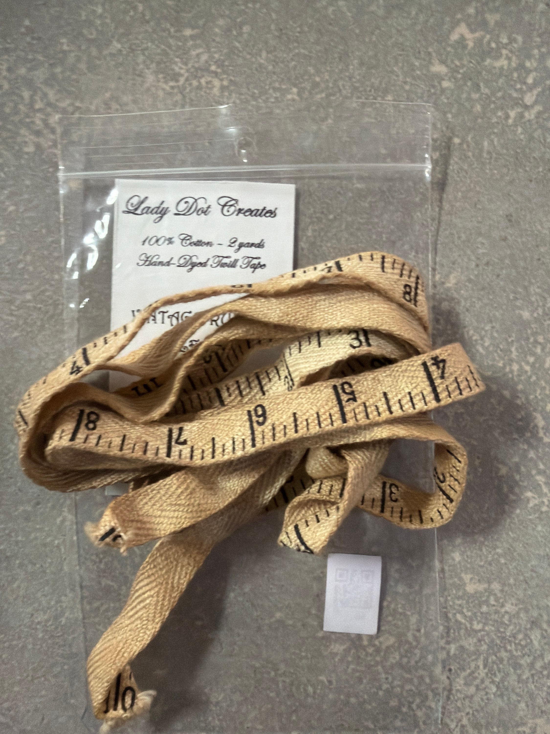 Vintage Ruler Half Inch tape for Stitcher's Garden Berries